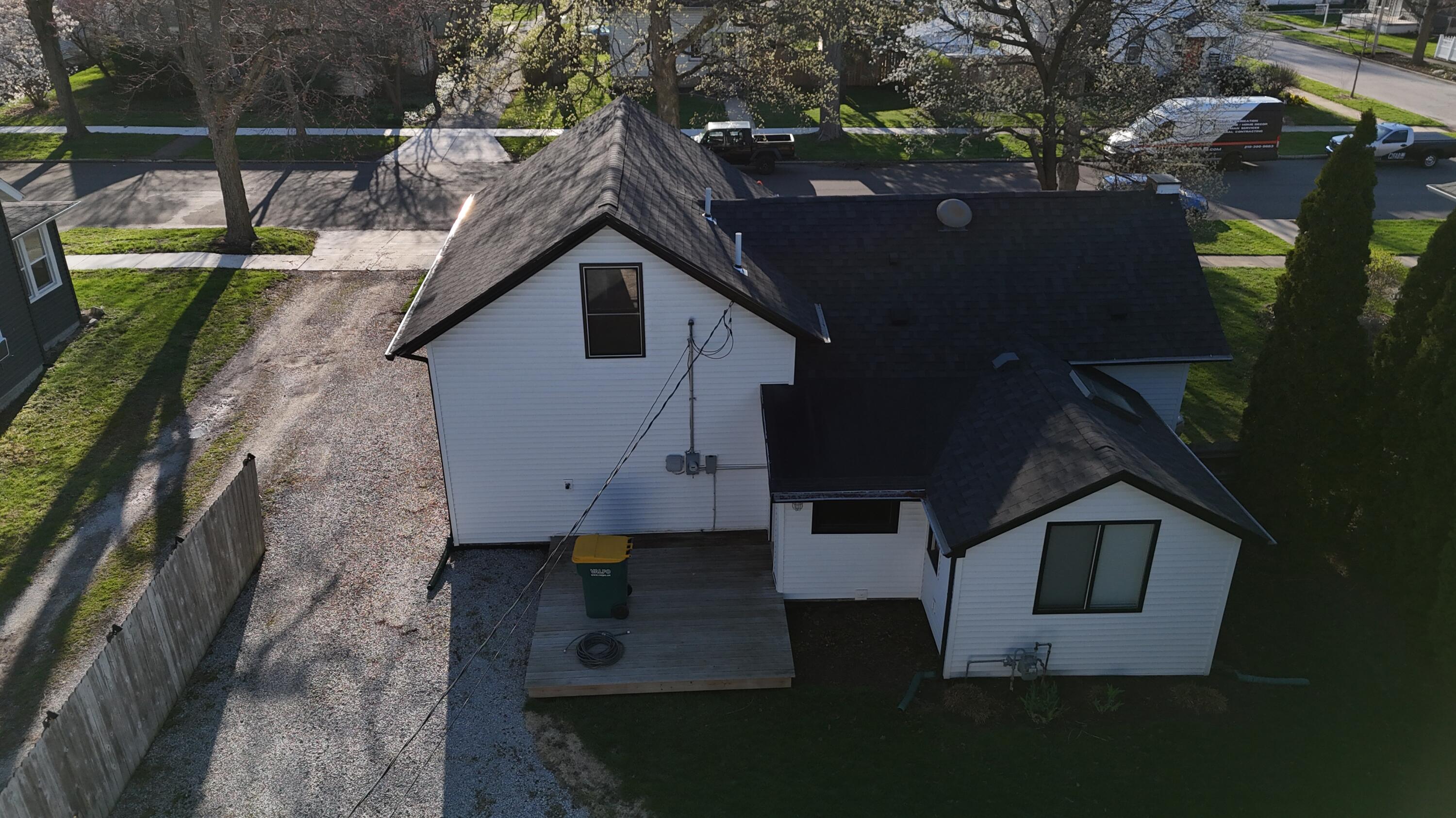 506 Locust Street Valparaiso, IN 46383 - Photo 31 of 34 an aerial view of a house with a yard