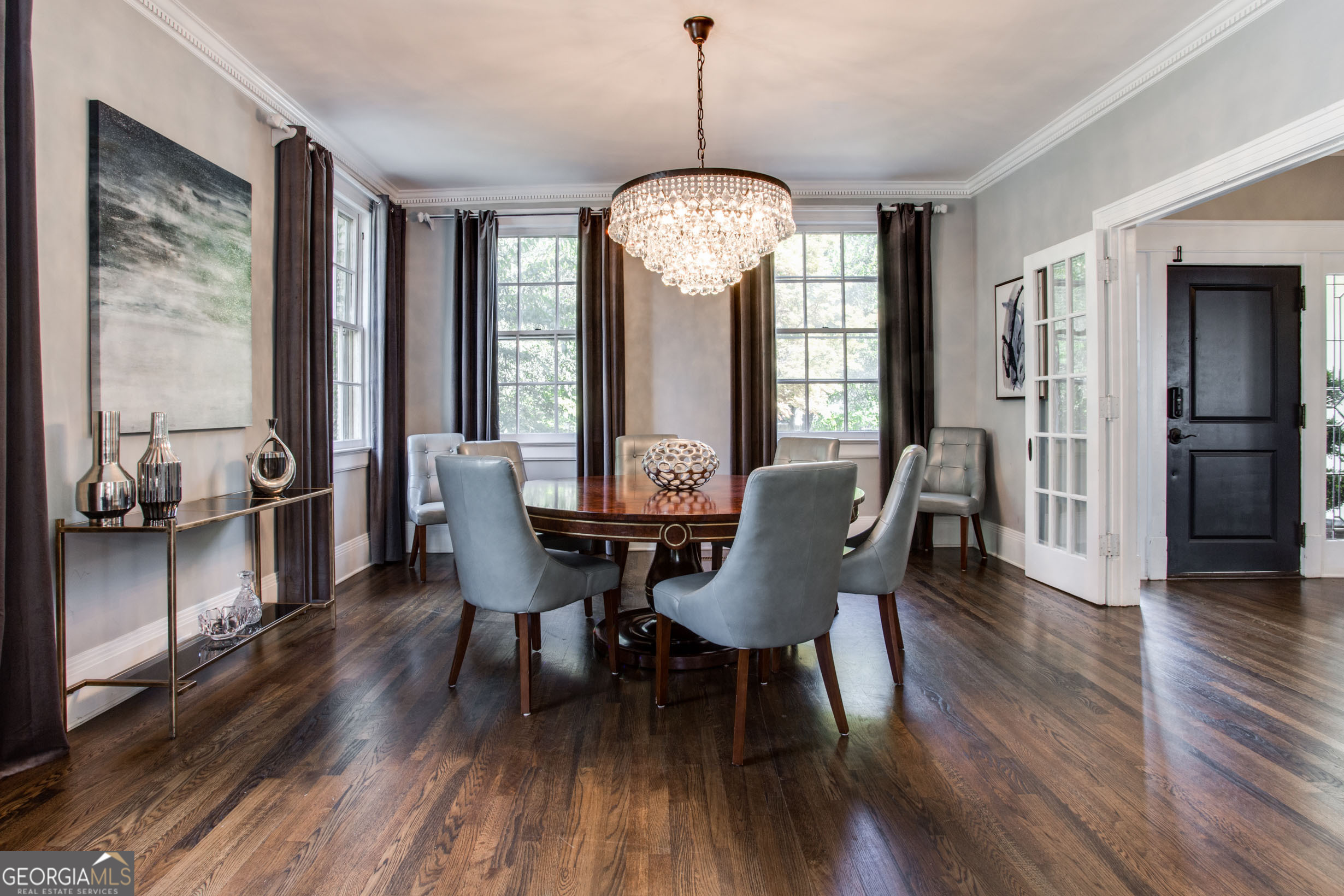 524 Seminole Avenue Northeast Atlanta, GA 30307 - Photo 18 of 75 a view of a dining room with furniture window and wooden floor