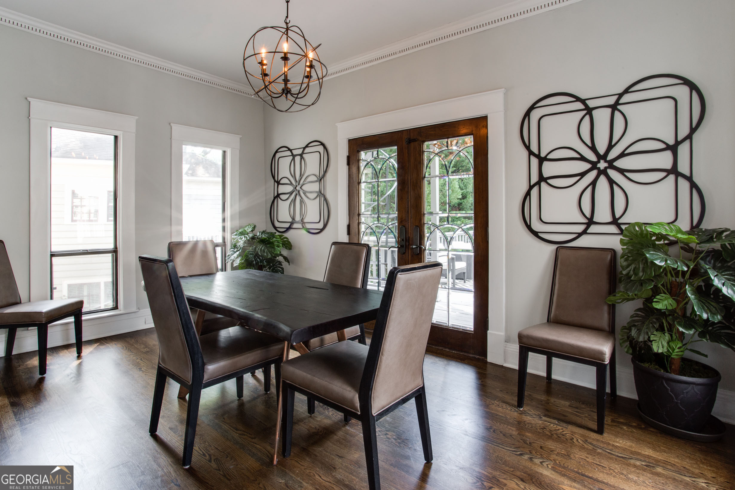 524 Seminole Avenue Northeast Atlanta, GA 30307 - Photo 24 of 75 a view of a dining room with furniture window and wooden floor