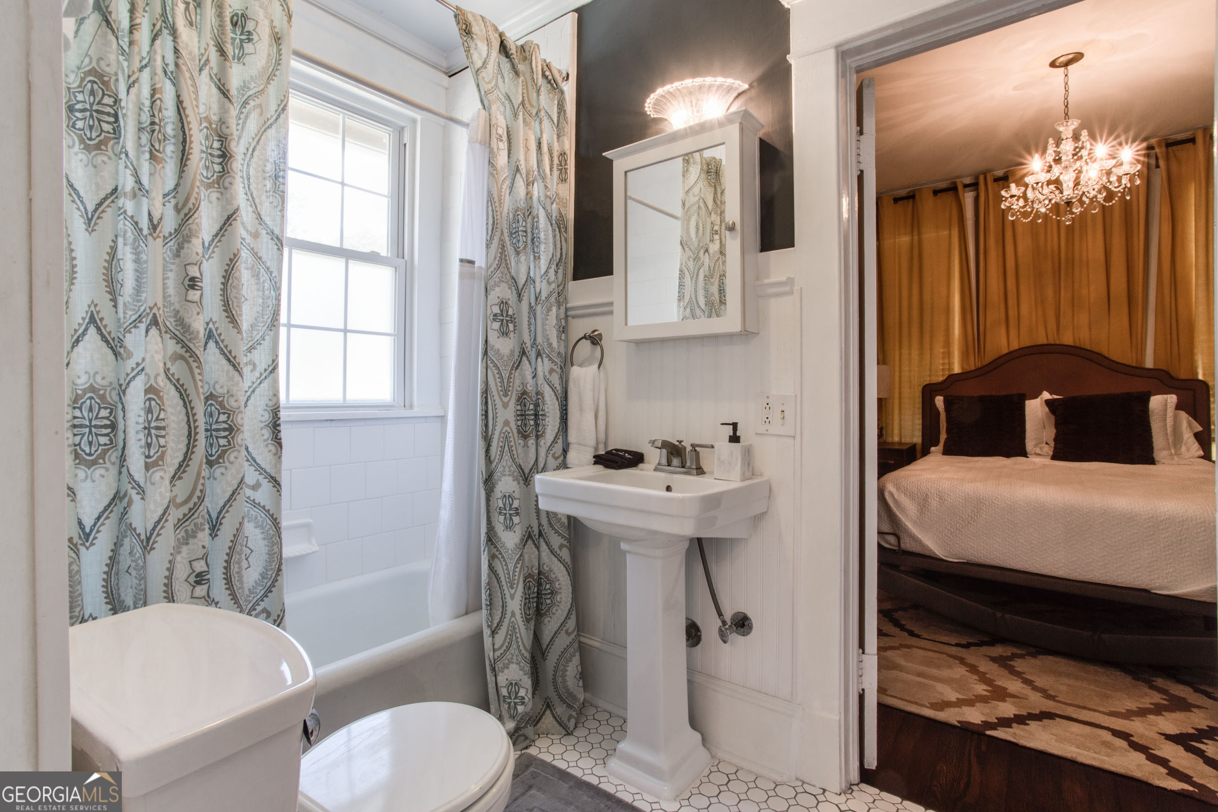 524 Seminole Avenue Northeast Atlanta, GA 30307 - Photo 37 of 75 a bathroom with a sink toilet and shower