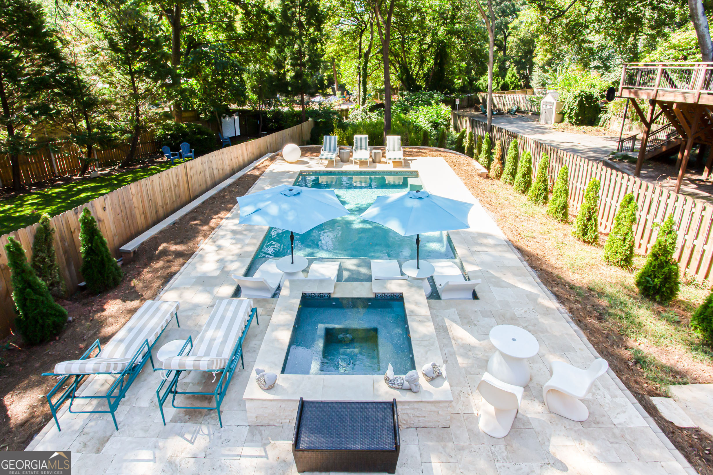 524 Seminole Avenue Northeast Atlanta, GA 30307 - Photo 66 of 75 a view of swimming pool with a patio