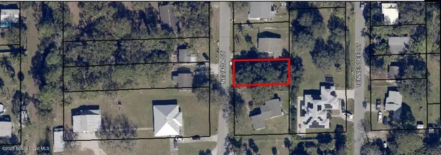 a bird view of a house