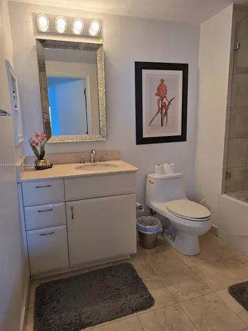a bathroom with a tub