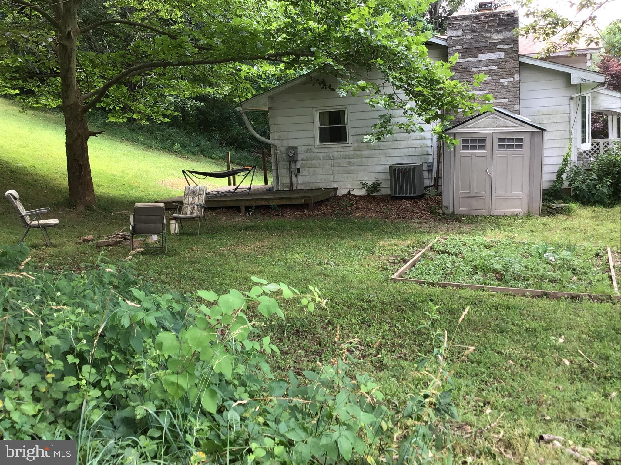 4327 Gross Mill Road Hampstead, MD 21074 - Photo 22 of 27 Yard with shed and room for a garden