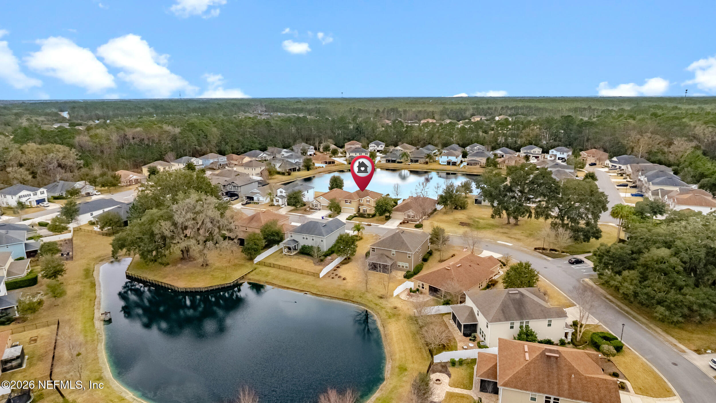 270 Carnation Street St. Johns, FL 32259 - Photo 48 of 56 an aerial view of a house with a yard