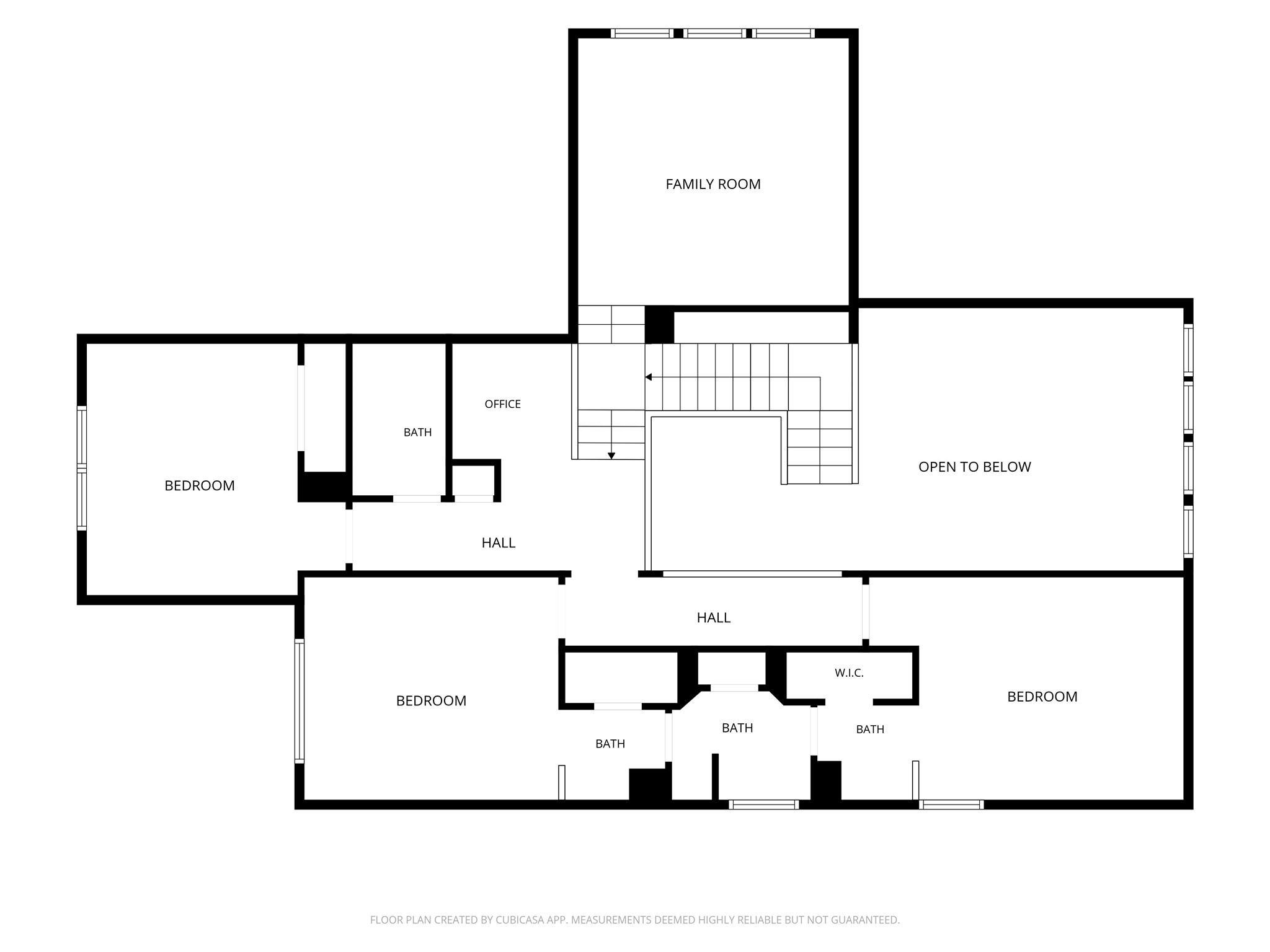 26 Winhall Place The Woodlands, TX 77354 - Photo 49 of 49 Floorplan for the second floor.