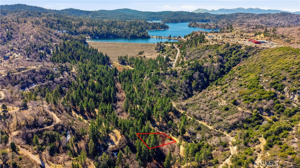 0 Little Bear Creek Road Cedar Glen, CA 92321 - Photo 8 of 11 an aerial view of residential house with parking space and mountain view