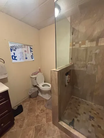 a room with furniture