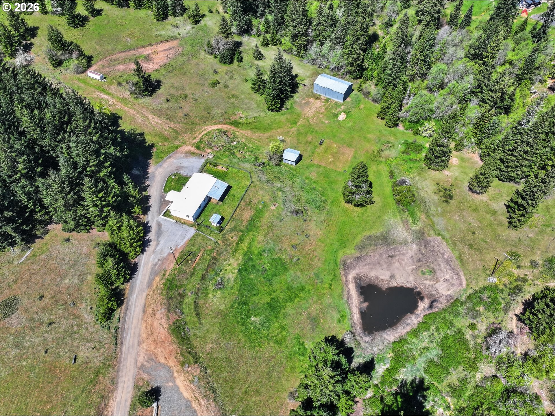 97 Kida Road White Salmon, WA 98672 - Photo 42 of 45 a view of a yard with plants
