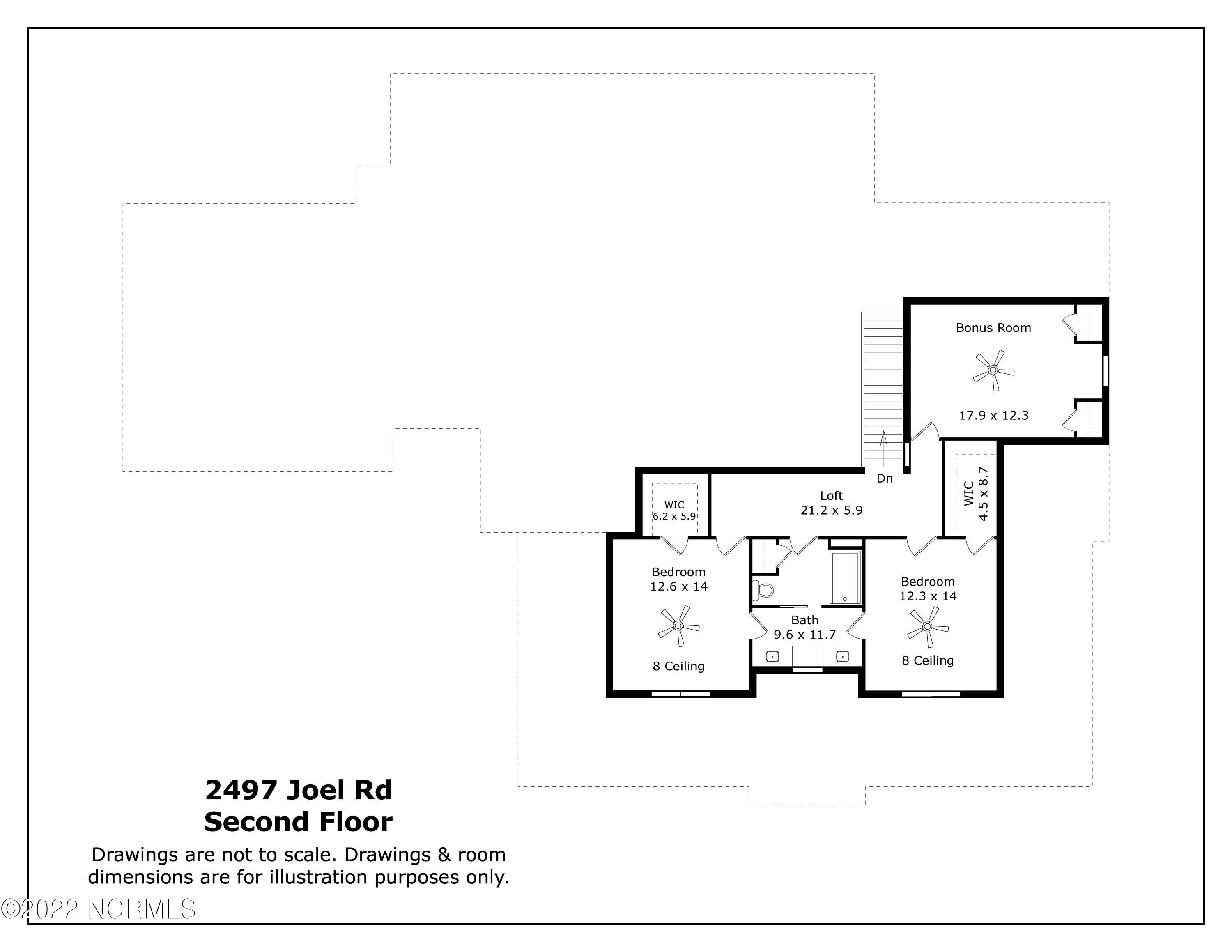 2497 Joel Road Carthage, NC 28327 - Photo 63 of 64 2497 Joel Rd_Second Floor (1)