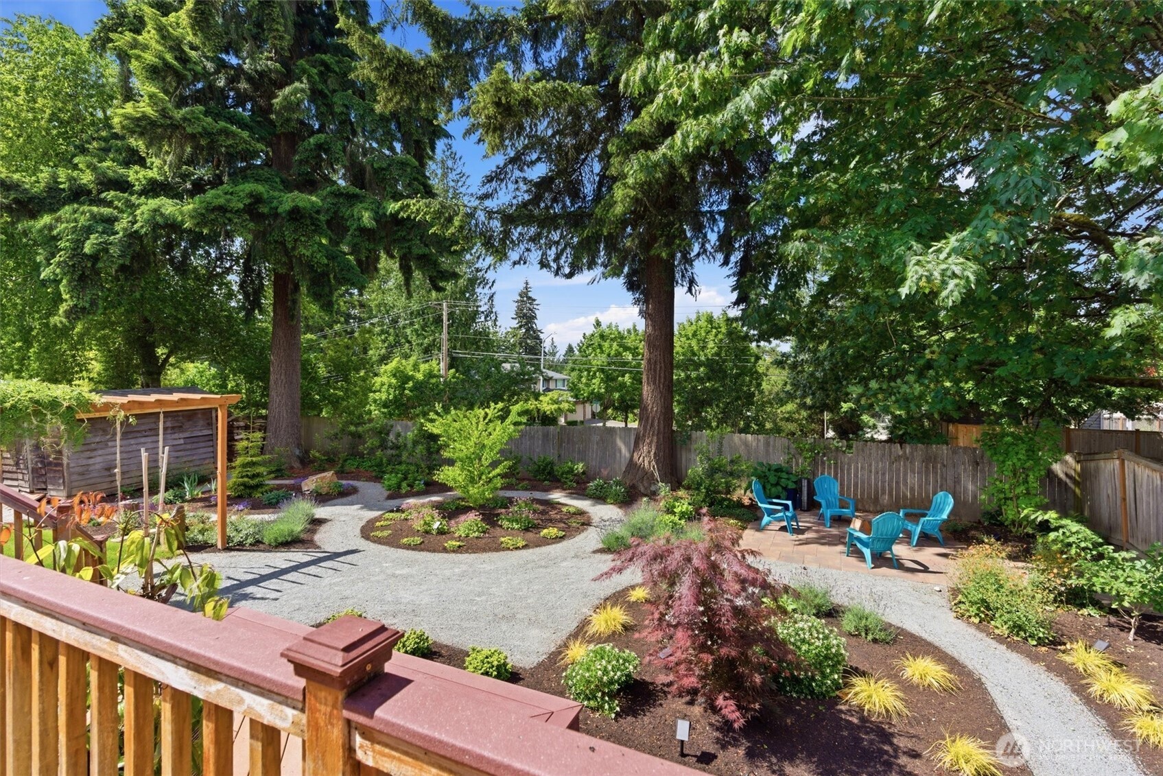 2101 233rd Street Southeast Bothell, WA 98021 - Photo 27 of 40 a view of swimming pool with outdoor seating and plants