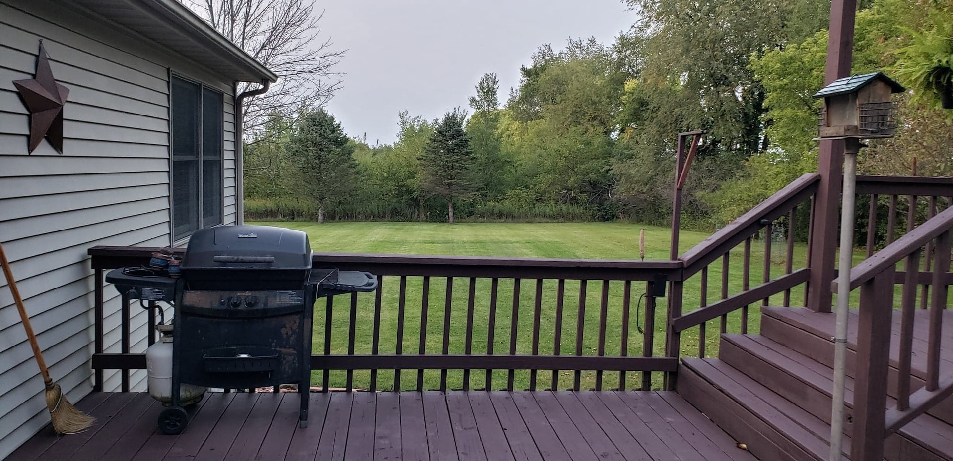 2018 Grand Detour Road Dixon, IL 61021 - Photo 12 of 25 a view of a two chairs in the deck