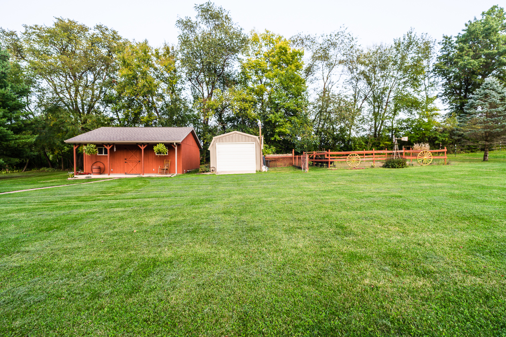 2018 Grand Detour Road Dixon, IL 61021 - Photo 16 of 25 a view of a house with a backyard