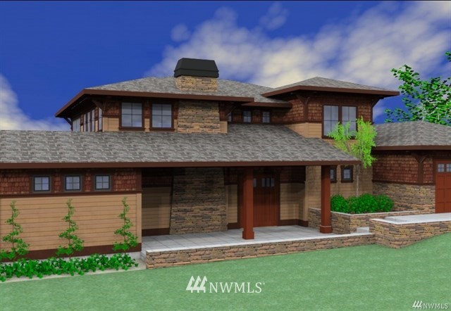 100 Wall Street Manson, WA 98831 - Photo 20 of 20 a front view of a house with a garden and plants