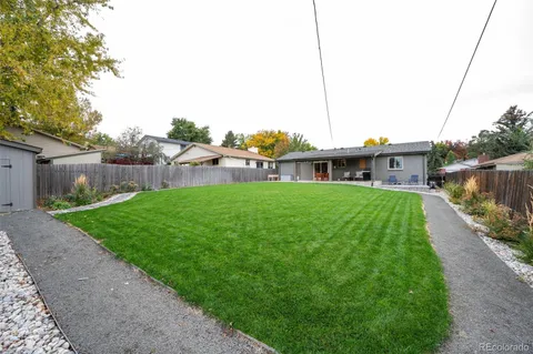 a view front of house with a yard