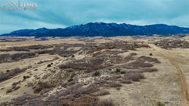 a view of mountain with outdoor space
