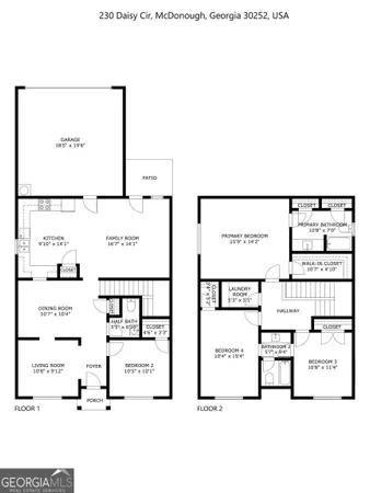 $2,175 | 230 Daisy Circle, McDonough, GA 30252