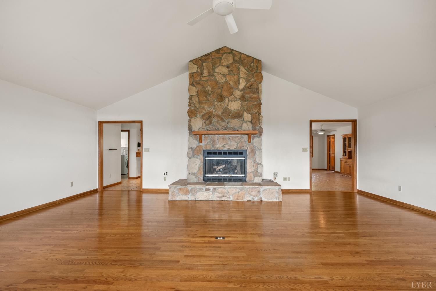 1704 Dearing Ford Road Altavista, VA 24517 - Photo 24 of 82 a view of an empty room with window and fireplace