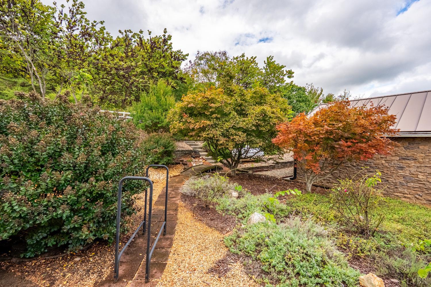 1704 Dearing Ford Road Altavista, VA 24517 - Photo 6 of 82 a view of a garden with plants and large trees