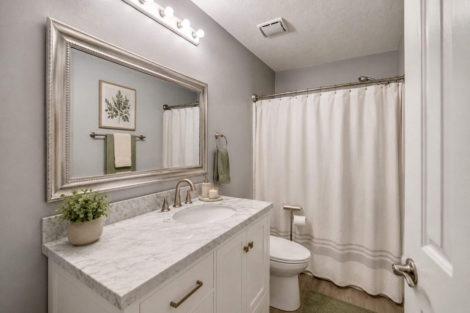 2923 Goldspring Lane Spring, TX 77373 - Photo 36 of 43 Virtually staged guest bathroom
