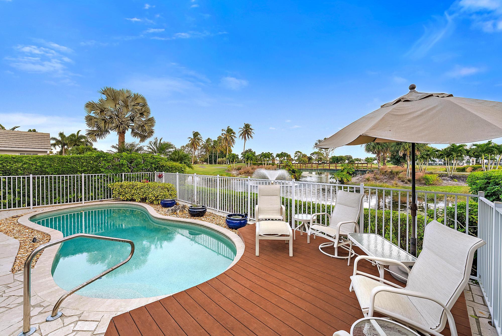 575 Masters Way Palm Beach Gardens, FL 33418 - Photo 27 of 42 Pool & Lake View