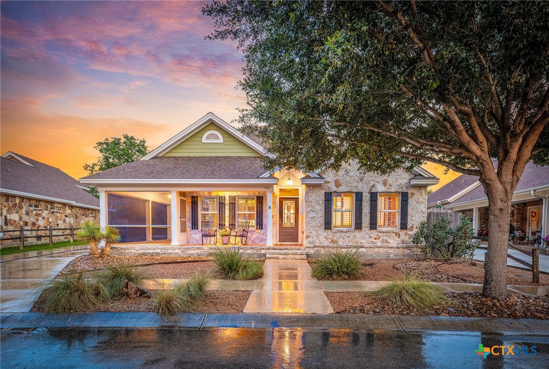 1442 Janets Way New Braunfels, TX 78130 - Photo 1 of 1 a front view of a house with garden