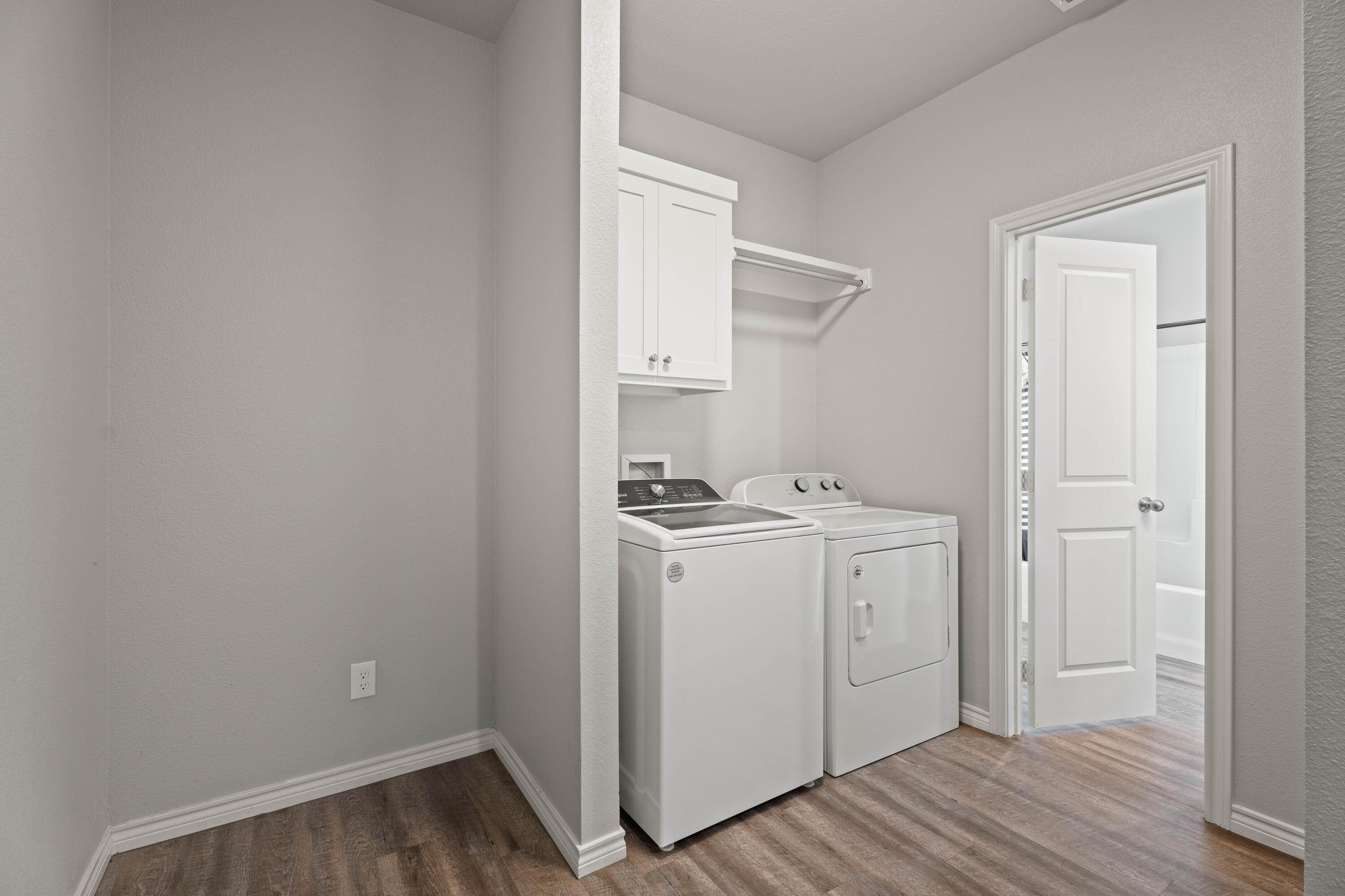 8907 County Road 6100 Shallowater, TX 79363 - Photo 23 of 24 a view of utility room with washer and dryer