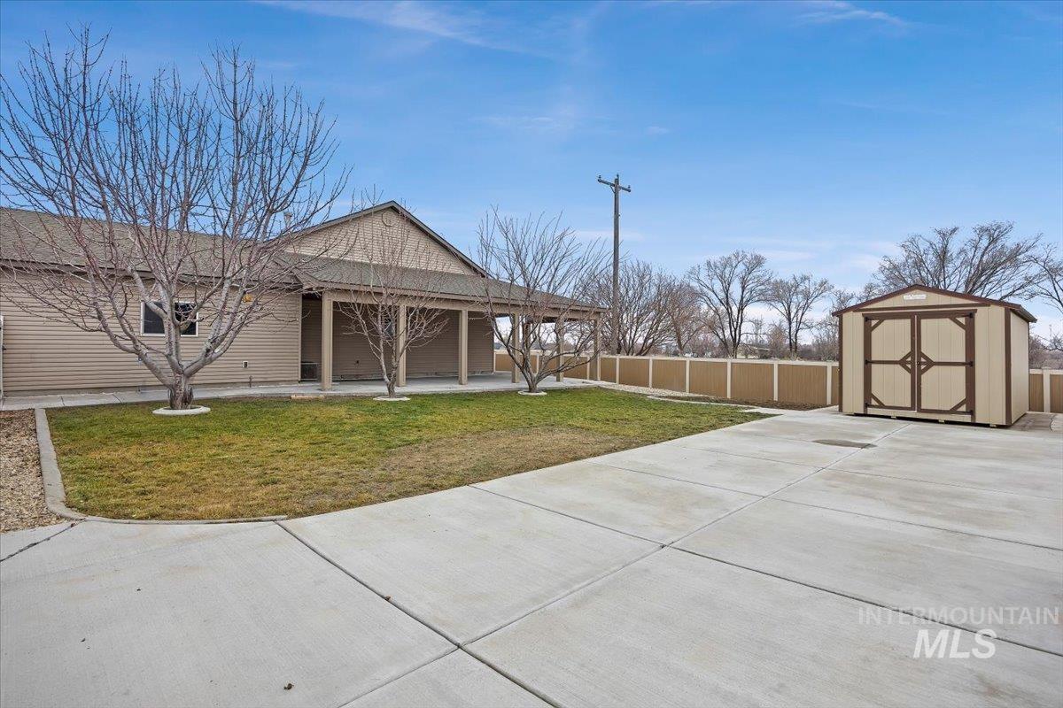 1189 Trail Crest Road Twin Falls, ID 83301 - Photo 31 of 44 View of yard featuring a storage shed