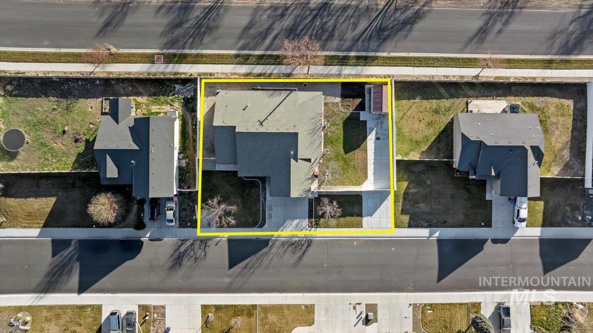 1189 Trail Crest Road Twin Falls, ID 83301 - Photo 35 of 44 Aerial perspective of suburban area with property boundaries highlighted