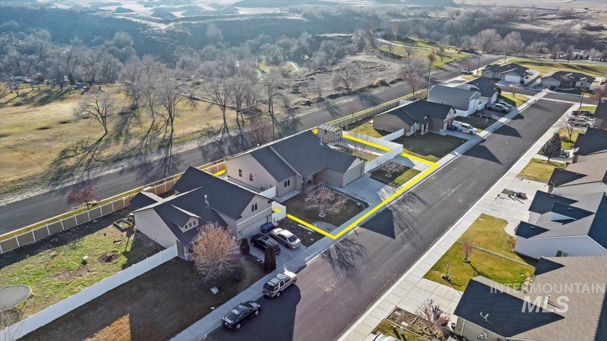 1189 Trail Crest Road Twin Falls, ID 83301 - Photo 38 of 44 Aerial view of residential area featuring property boundaries highlighted