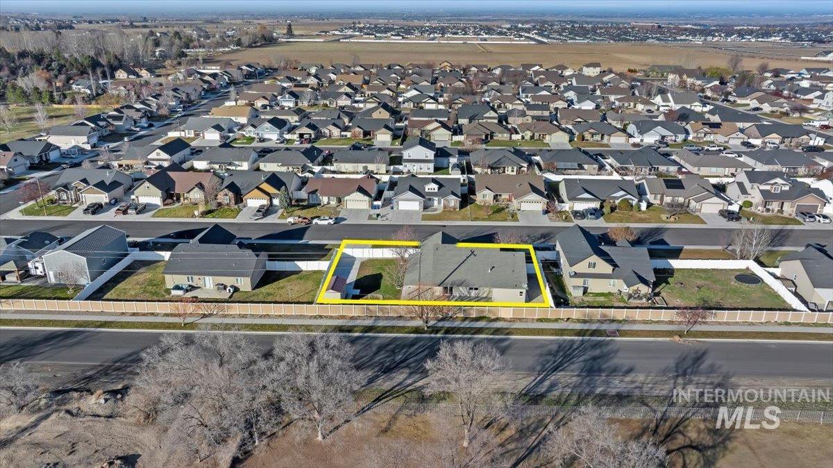 1189 Trail Crest Road Twin Falls, ID 83301 - Photo 43 of 44 Aerial perspective of suburban area featuring property boundaries highlighted