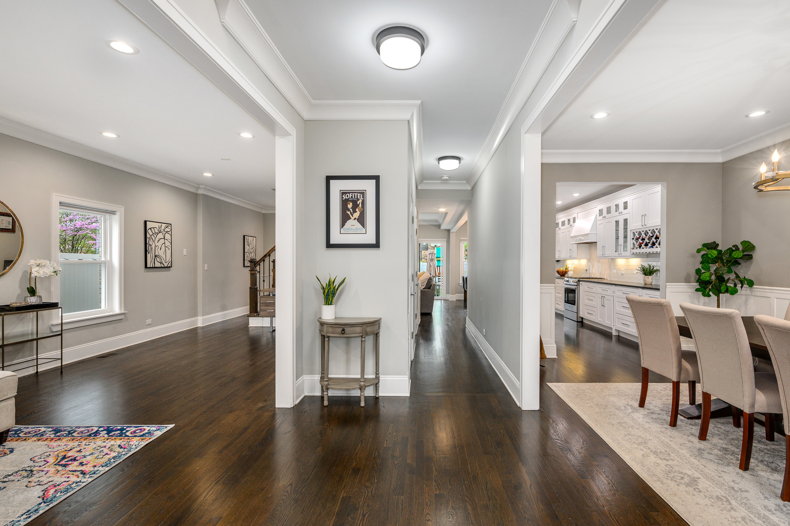 808 Rolling Pass Glenview, IL 60025 - Photo 2 of 33 a living room with furniture and a wooden floor