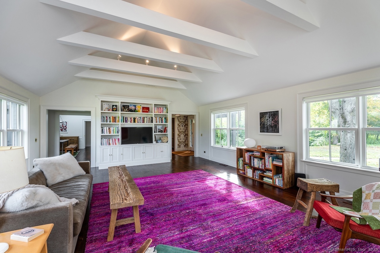 30 Knibloe Hill Road Sharon, CT 06069 - Photo 7 of 32 a living room with furniture and a flat screen tv