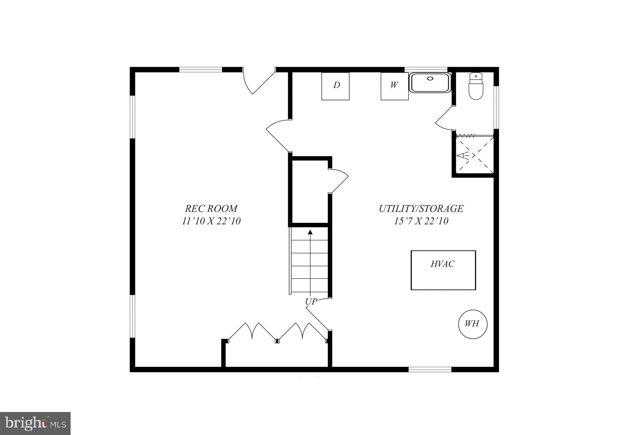 6519 Adelphi Road University Park, MD 20782 - Photo 23 of 32 Basement plan
