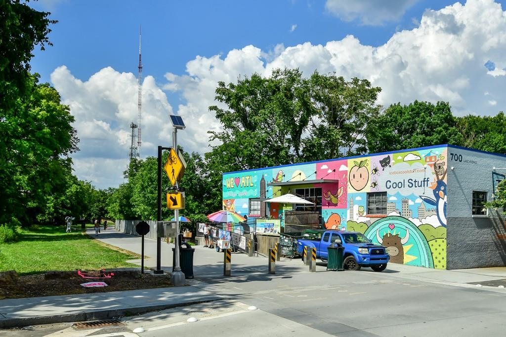 210 Sampson Street Northeast, Unit 5 Atlanta, GA 30312 - Photo 30 of 33 a view of street with sitting area