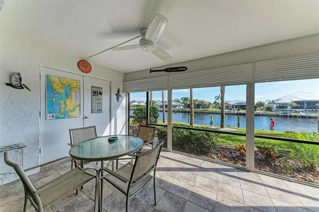 a house view with a lake view