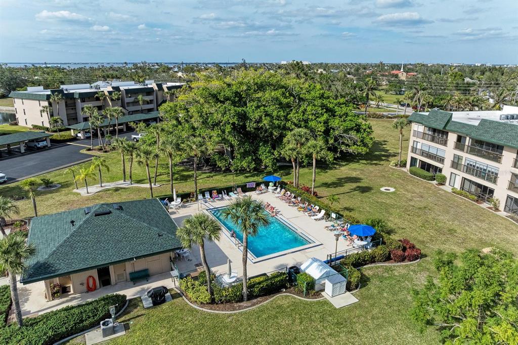 601 Shreve Street, Unit 46A Punta Gorda, FL 33950 - Photo 22 of 23 an aerial view of a house with outdoor space