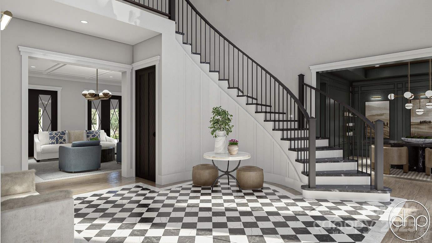 1025 Maxwell Court, Unit 7 Marvin, NC 28173 - Photo 5 of 11 a living room with furniture and wooden floor