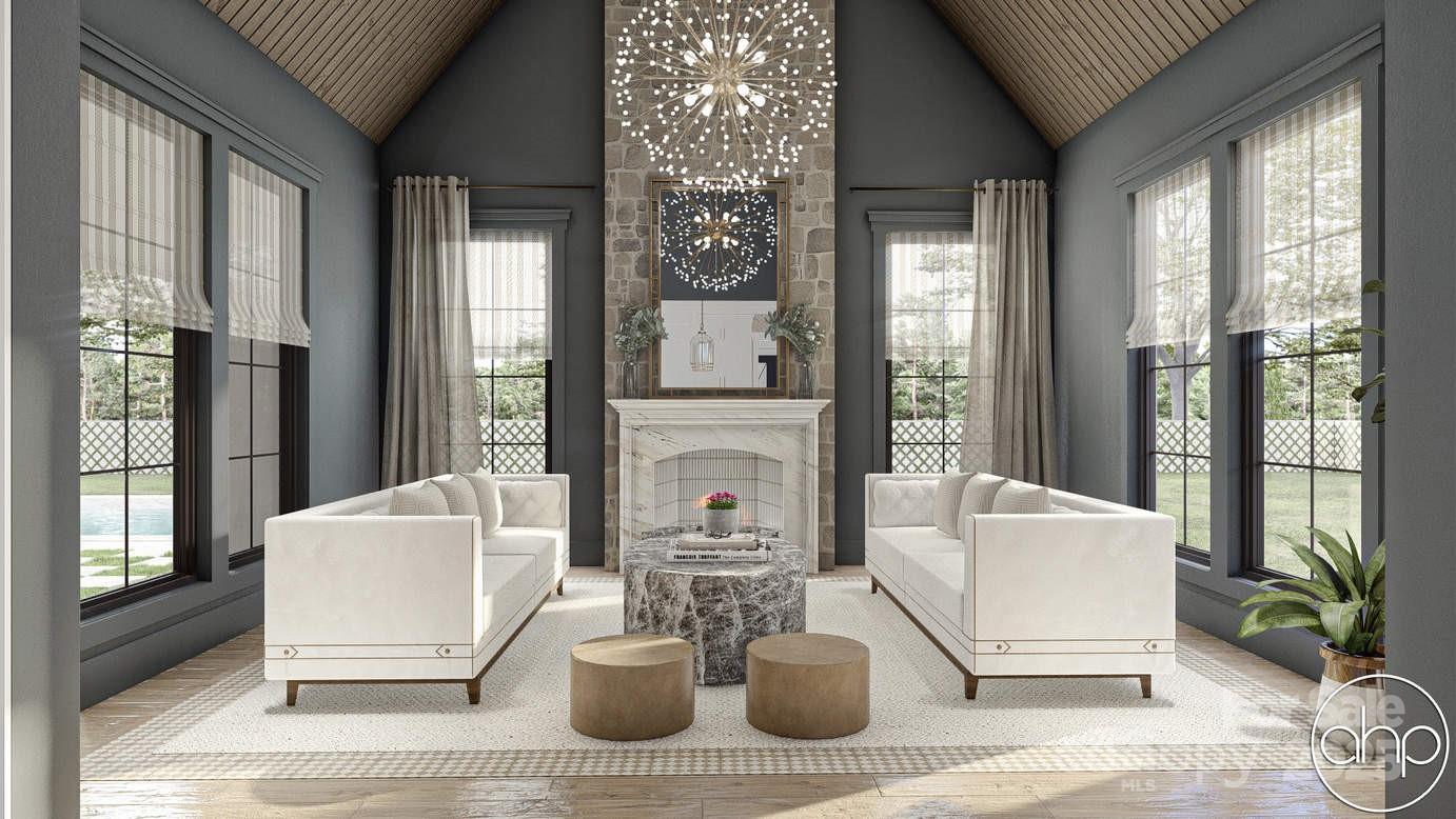 1025 Maxwell Court, Unit 7 Marvin, NC 28173 - Photo 8 of 11 a living room with furniture and a large window