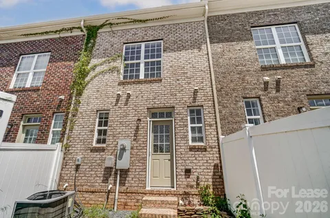 front view of a brick house