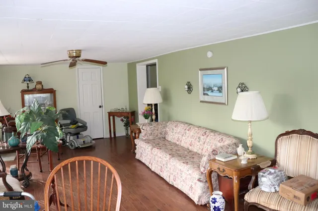 a bedroom with furniture and a bed