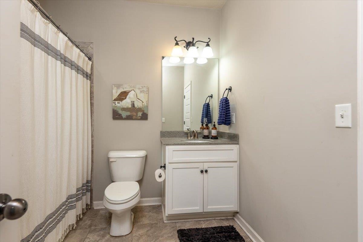 608 Cypress Run Cove Collierville, TN 38017 - Photo 29 of 40 Full bath with vanity and curtained shower
