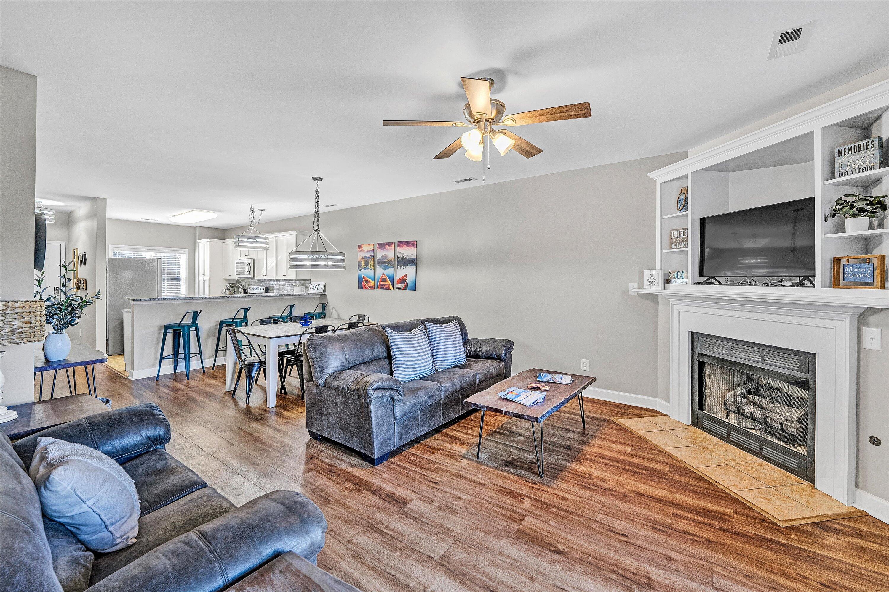 1175 Mariners Way, Unit 59 Huddleston, VA 24104 - Photo 13 of 44 a living room with furniture and a fireplace