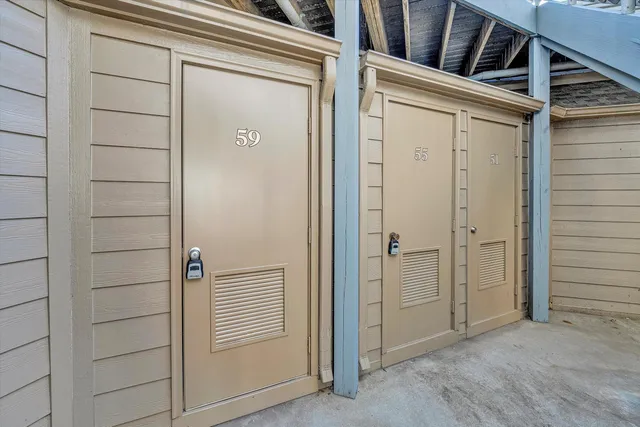 a view of front door