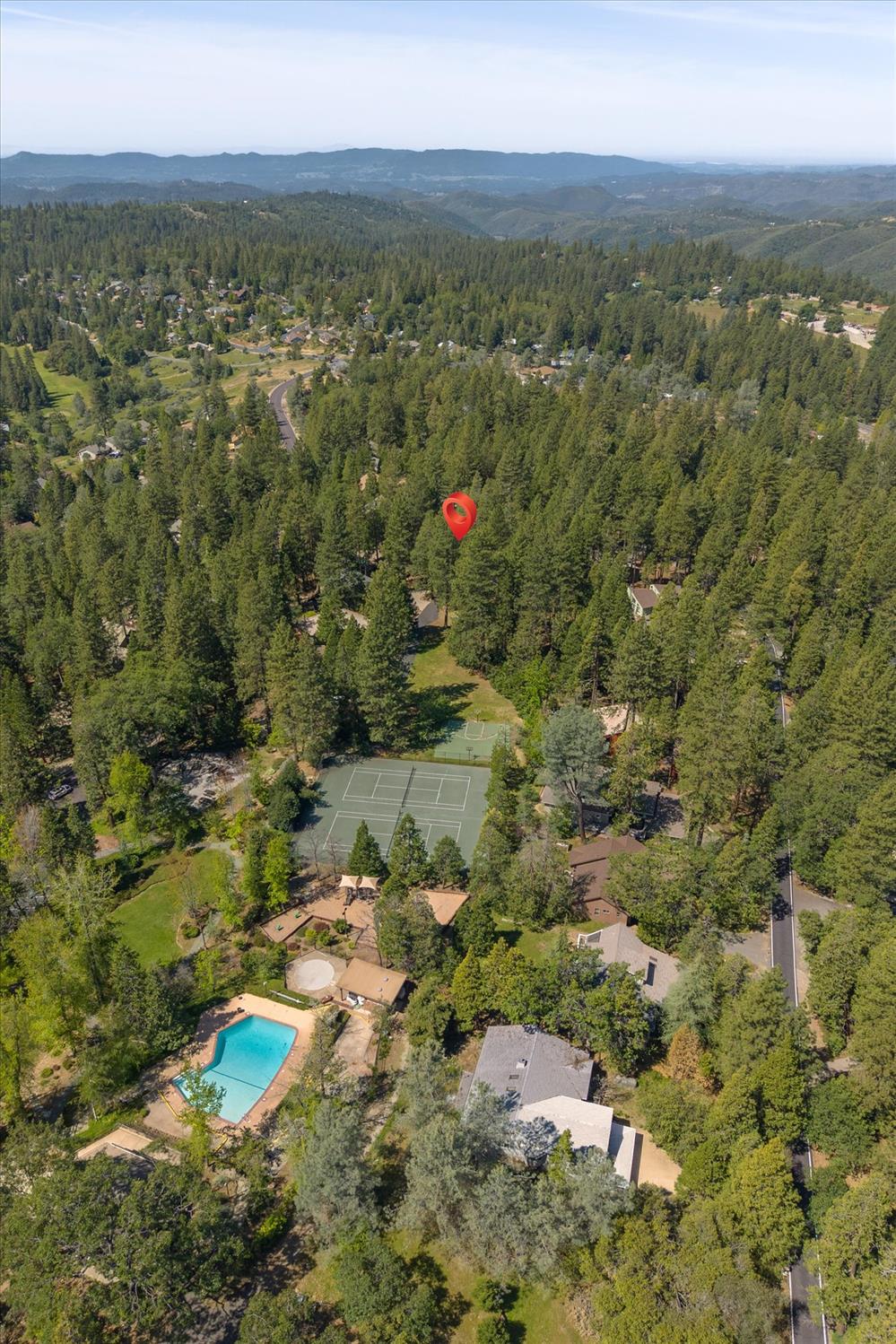 680 Larkspur Lane Murphys, CA 95247 - Photo 34 of 41 an aerial view of residential houses with outdoor space and trees
