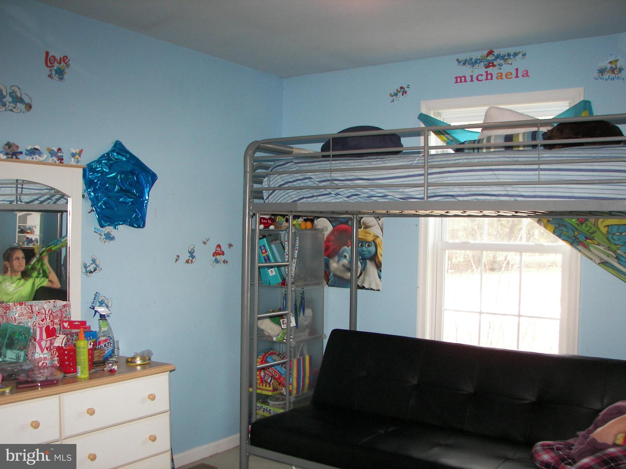 3619 Highland Ridge Road Berkeley Springs, WV 25411 - Photo 20 of 30 a bedroom with a bed and wooden floor