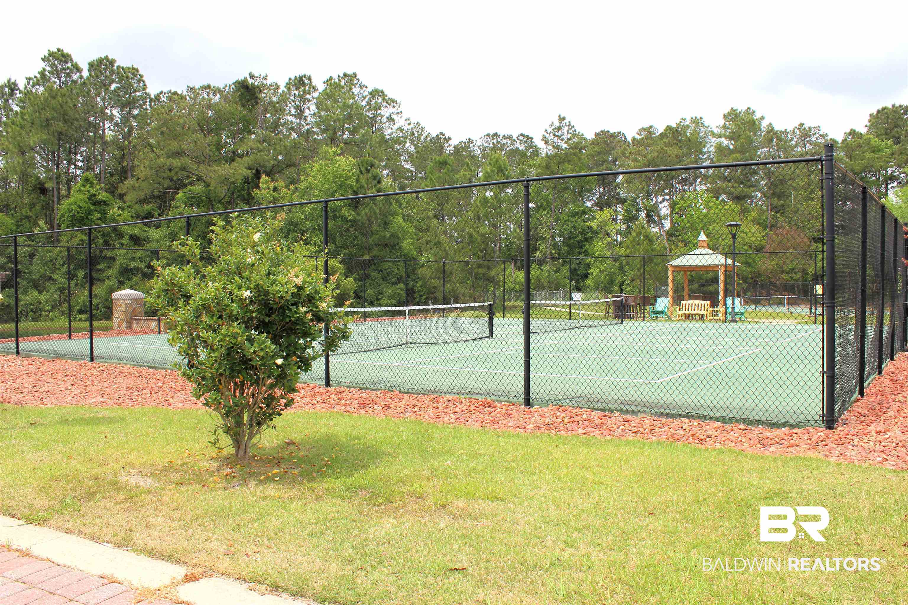 28114 Preserve Trail, Unit 190 Elberta, AL 36530 - Photo 55 of 69 View of tennis court with a gazebo