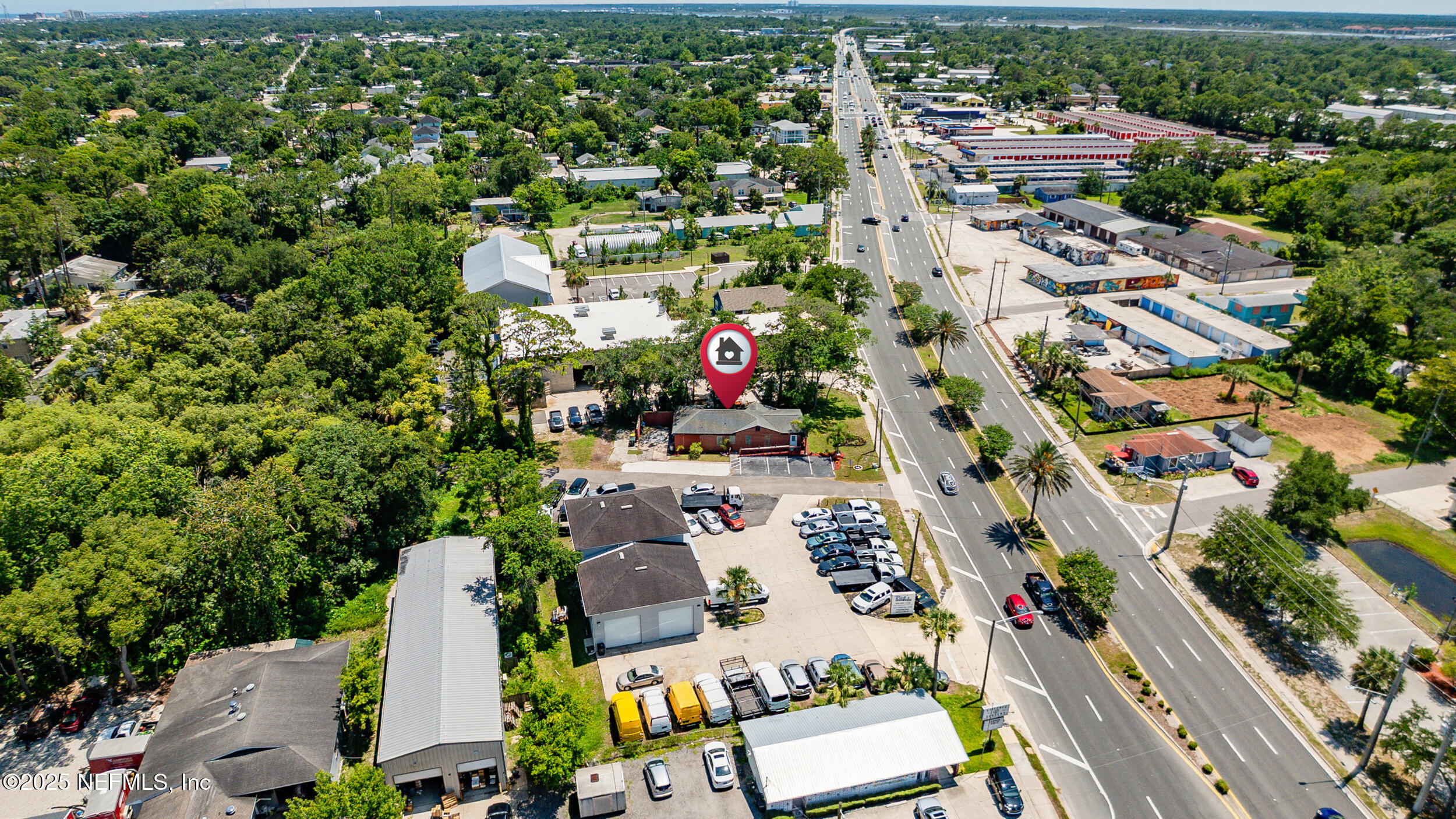 1887 Mayport Road Atlantic Beach, FL 32233 - Photo 41 of 50 an aerial view of a city with lots of residential buildings