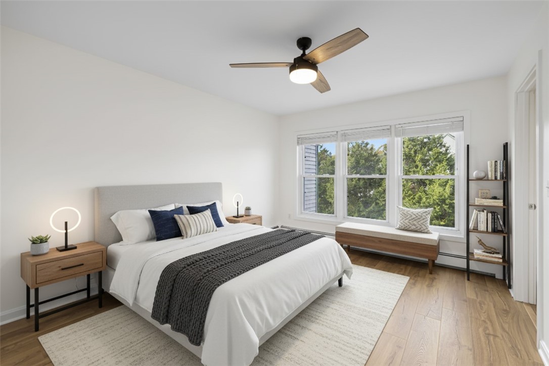 57 Clinton Street, Unit 57C Newport, RI 02840 - Photo 16 of 40 Primary Bedroom Staged