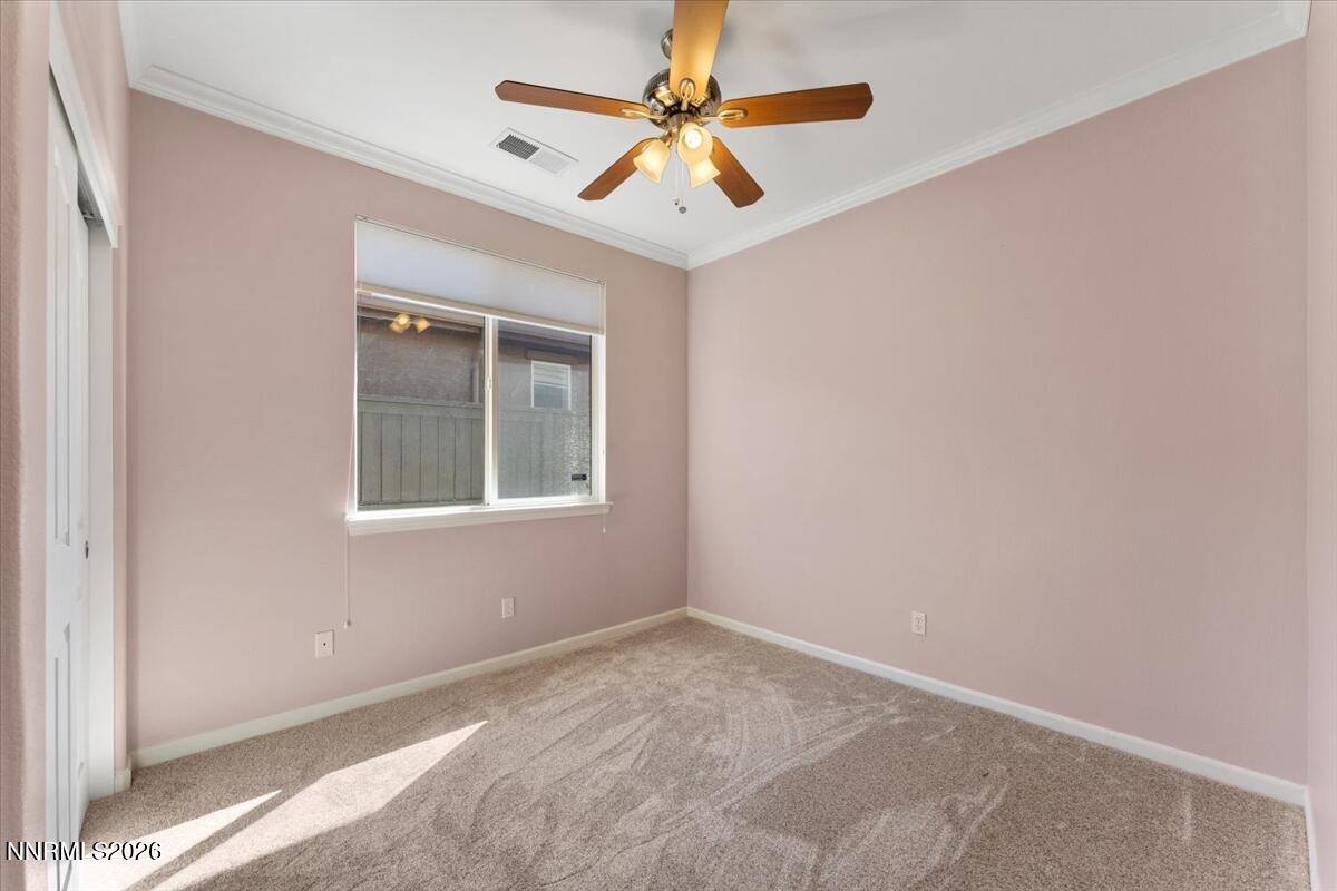 441 Miesque Court Reno, NV 89521 - Photo 24 of 41 Bedroom 3 with crown moulding
